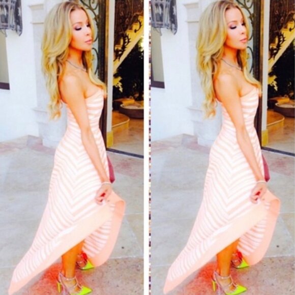 ALEXIS Icaria Strapless Asymmetric Hem Dress Size Small - Picture 4 of 11